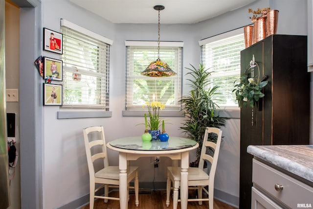202 Esser St, Washington, IL 61571 - dining space featuring wood finished floors and healthy amount of natural light