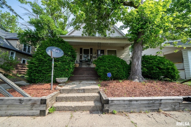509 W Mcclure Ave, Peoria, IL 61604 - view of front of home with covered porch