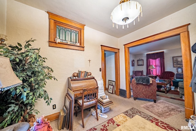 509 W Mcclure Ave, Peoria, IL 61604 - office space with carpet flooring and a textured wall