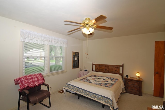 4 Alexander Ln, Bartonville, IL 61607 - bedroom featuring carpet and a ceiling fan