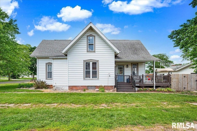 203 E Pine St, Dunlap, IL 61525 - view of front facade featuring a shingled roof