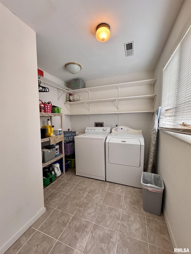 15 Elmo Dr, Macomb, IL 61455 - laundry room featuring washing machine and clothes dryer and tile patterned flooring