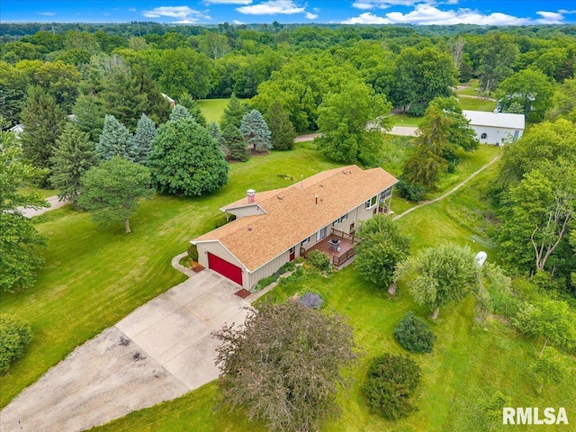 1522 N Stone School Rd, Elmwood, IL 61529 - view of subject property with a forest