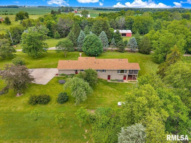 1522 N Stone School Rd, Elmwood, IL 61529 - view from above of property