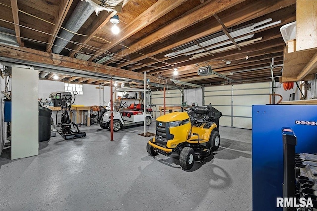 1536 Hickory Point Rd, Metamora, IL 61548 - garage with a garage door opener