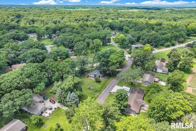 1536 Hickory Point Rd, Metamora, IL 61548 - aerial view of property's location with a heavily wooded area