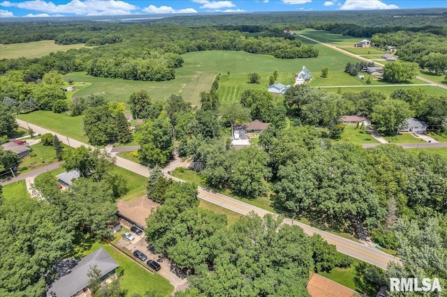 1536 Hickory Point Rd, Metamora, IL 61548 - bird's eye view of a heavily wooded area