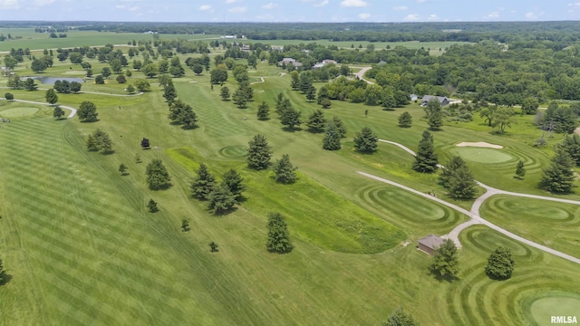 4096 Oak Run Dr, Dahinda, IL 61428 - bird's eye view of a nearby body of water and a golf course