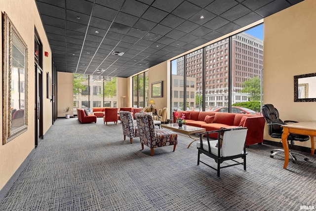 123 SW Jefferson St Unit E10C, Peoria, IL 61602 - common area with a towering ceiling