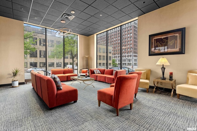 123 SW Jefferson St Unit E10C, Peoria, IL 61602 - common area with expansive windows