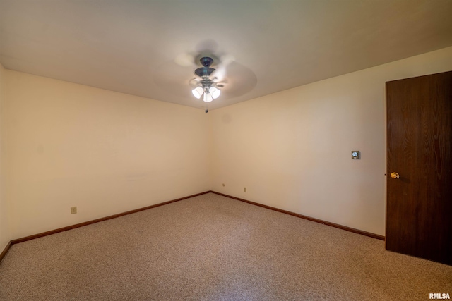 748 E Poplet Hollow Rd, Peoria, IL 61614 - unfurnished room featuring a ceiling fan and carpet