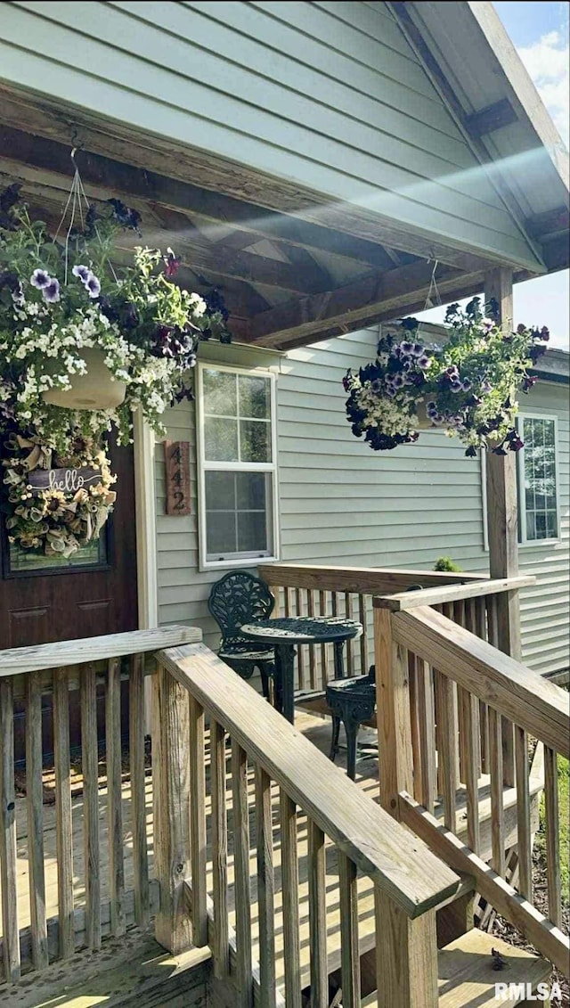 442 W Oak St, Smithfield, IL 61477 - view of deck