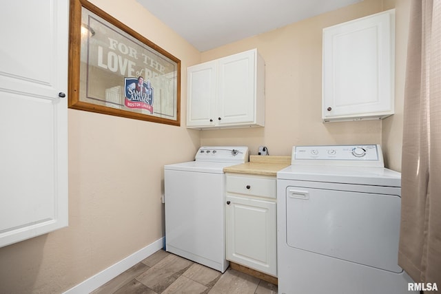 411 E 3rd St, Delavan, IL 61550 - washroom with cabinet space and washer and clothes dryer
