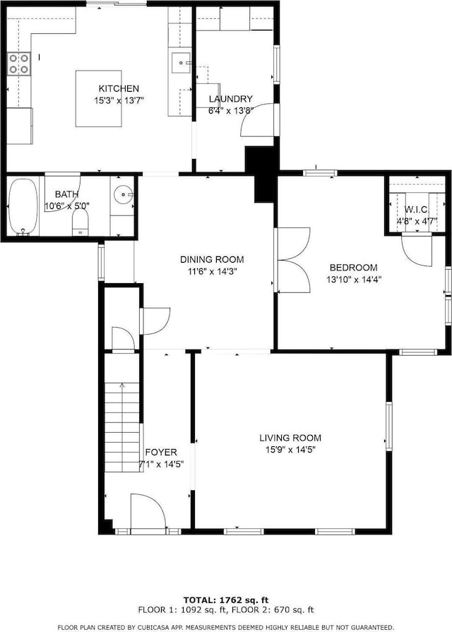 411 E 3rd St, Delavan, IL 61550 - view of home floor plan