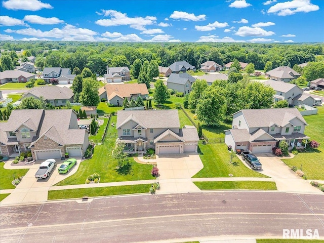 1712 Rustic Oak Dr, Washington, IL 61571 - aerial perspective of suburban area