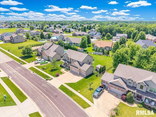 1712 Rustic Oak Dr, Washington, IL 61571 - aerial perspective of suburban area