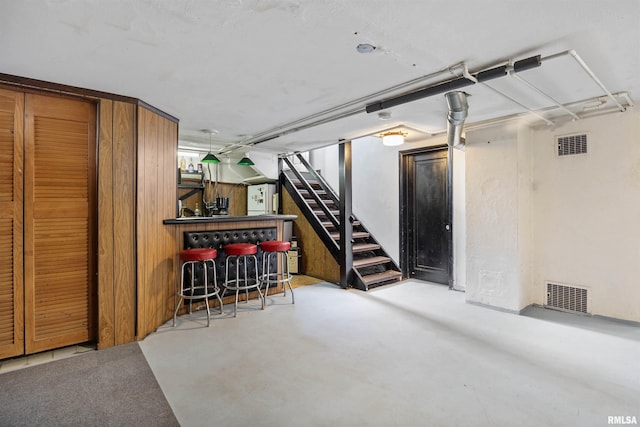 1900 S Airport Rd, Peoria, IL 61607 - view of patio featuring stairway and an outdoor bar
