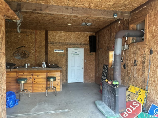 1549 County Road 400 N, Lacon, IL 61540 - misc room with unfinished concrete floors