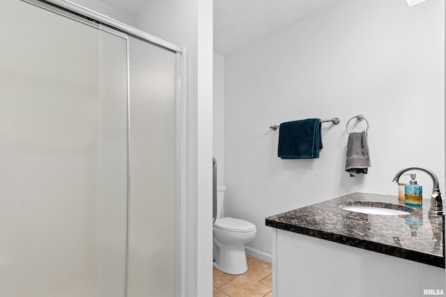 161 Lakecrest Pl, Dahinda, IL 61488 - full bath featuring tile patterned flooring, a shower stall, and vanity
