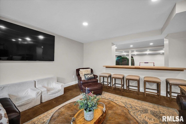 12804 W Dell Rd, Princeville, IL 61559 - living room with recessed lighting and wood finished floors