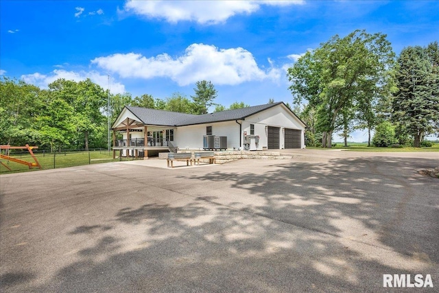 12804 W Dell Rd, Princeville, IL 61559 - view of front of house featuring an attached garage