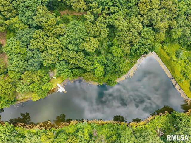 12804 W Dell Rd, Princeville, IL 61559 - aerial view of property and surrounding area with a large body of water