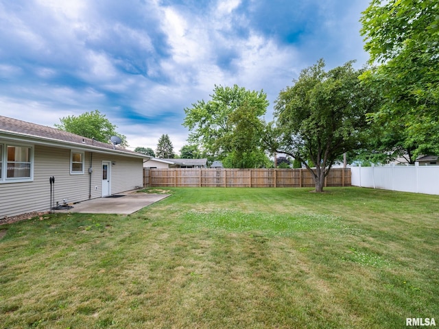 410 Stout Dr, Mackinaw, IL 61755 - view of yard with a patio area