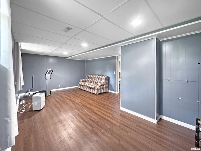 490 Oak Point Rd, Metamora, IL 61548 - unfurnished bedroom featuring wood finished floors and baseboards