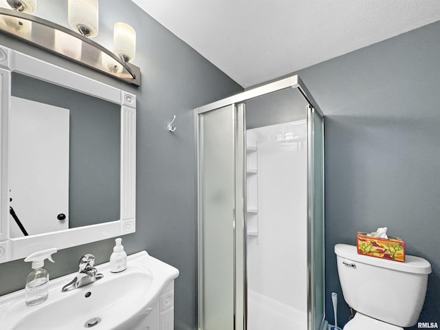 490 Oak Point Rd, Metamora, IL 61548 - bathroom with a stall shower and vanity