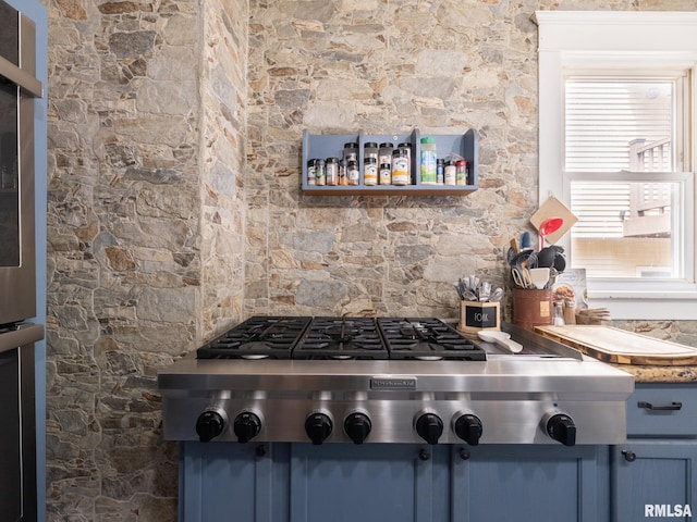 405 Washington St, Pekin, IL 61554 - kitchen featuring stainless steel gas stovetop