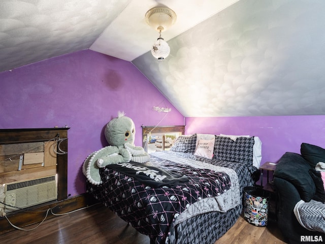 405 Washington St, Pekin, IL 61554 - bedroom featuring wood finished floors and lofted ceiling