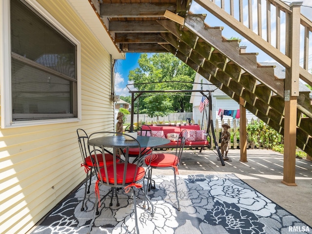 405 Washington St, Pekin, IL 61554 - view of patio with outdoor dining space and outdoor lounge area