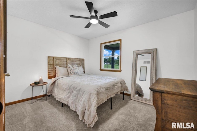 1208 S Adams Rd, Eureka, IL 61530 - bedroom featuring carpet and ceiling fan