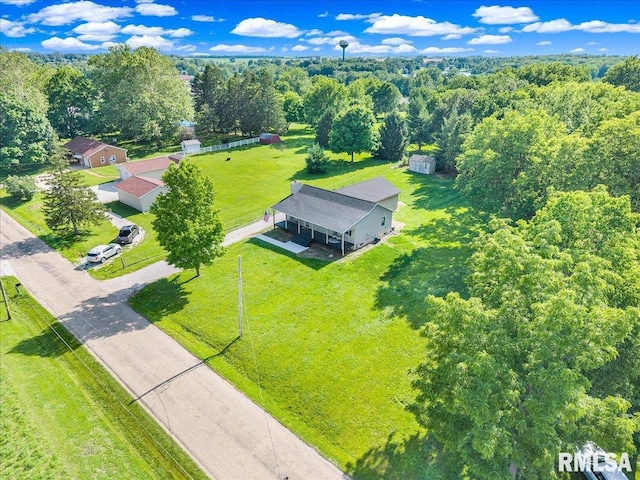 1208 S Adams Rd, Eureka, IL 61530 - aerial view of property and surrounding area