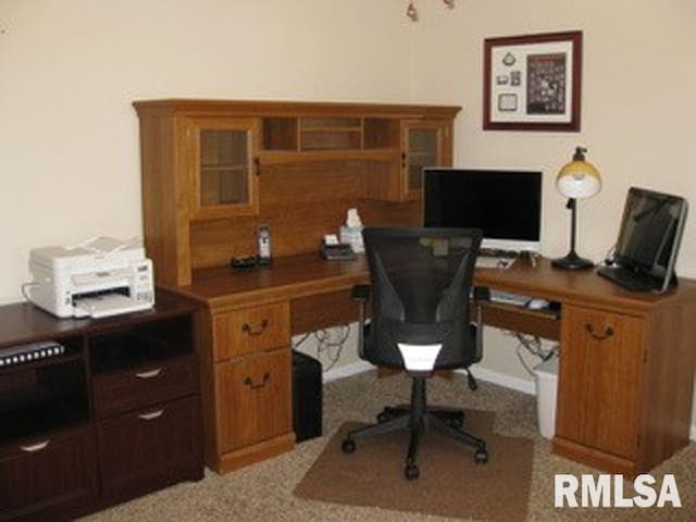 17215 N Mangold Rd, Edelstein, IL 61526 - office space with light colored carpet