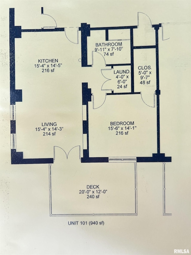 1001 SW Adams St Unit 101, Peoria, IL 61602 - view of floor plan / room layout