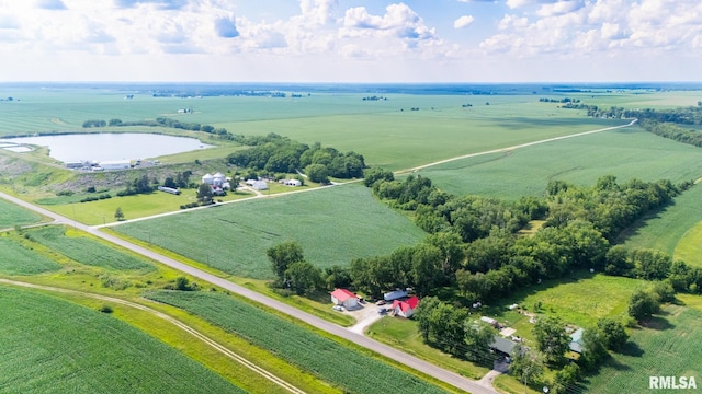 21218 E County Highway 17, Canton, IL 61520 - aerial view of sparsely populated area featuring a large body of water
