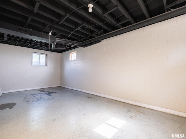 21218 E County Highway 17, Canton, IL 61520 - basement with concrete block wall and baseboards
