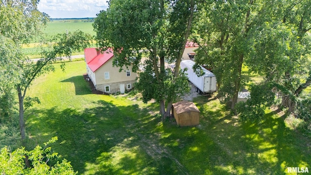 21218 E County Highway 17, Canton, IL 61520 - aerial overview of property's location featuring rural landscape