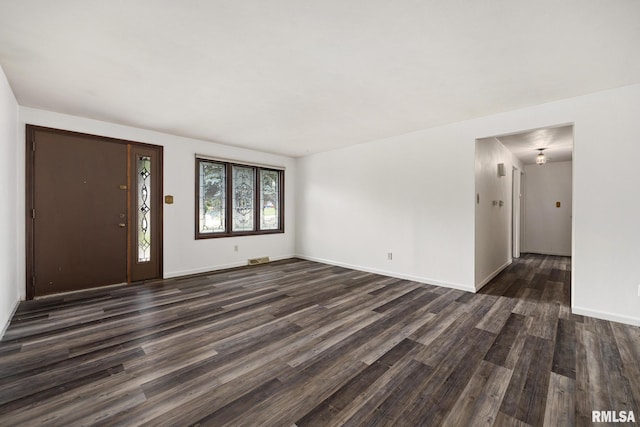 112 Iron Bark Ct, East Peoria, IL 61611 - entryway with dark wood finished floors and baseboards