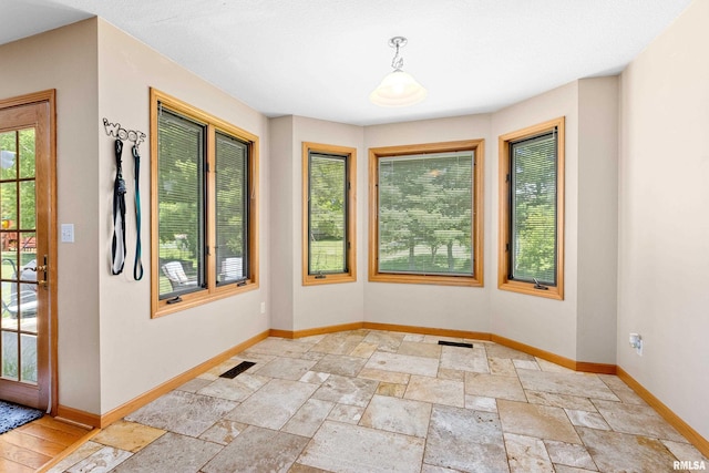 5408 N Rothmere Dr, Peoria, IL 61615 - empty room featuring stone tile flooring