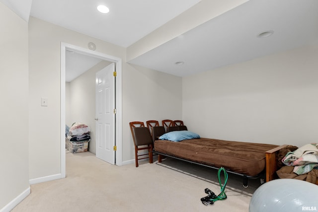 5408 N Rothmere Dr, Peoria, IL 61615 - carpeted bedroom with baseboards and recessed lighting