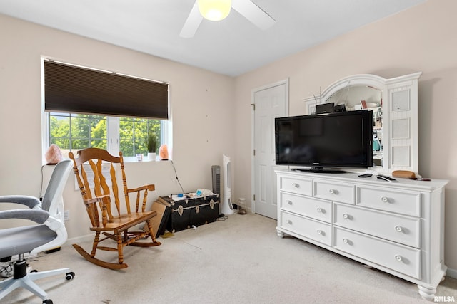 5408 N Rothmere Dr, Peoria, IL 61615 - office space featuring light colored carpet and a ceiling fan