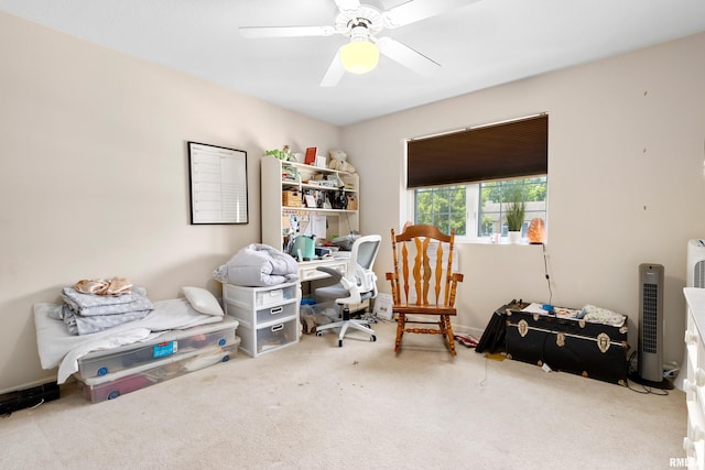 5408 N Rothmere Dr, Peoria, IL 61615 - office space with carpet floors and ceiling fan