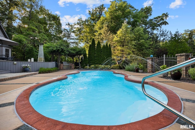 88 Waldheim Rd, Morton, IL 61550 - view of pool featuring view of scattered trees and a patio