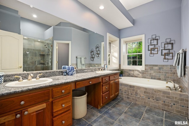 88 Waldheim Rd, Morton, IL 61550 - full bath with a stall shower, double vanity, and a bath