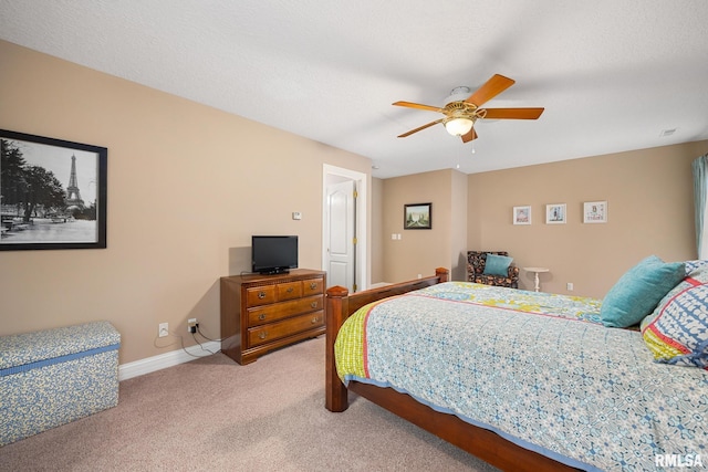 88 Waldheim Rd, Morton, IL 61550 - bedroom with carpet flooring and a ceiling fan