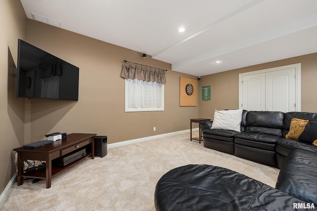 88 Waldheim Rd, Morton, IL 61550 - living room with light colored carpet and recessed lighting