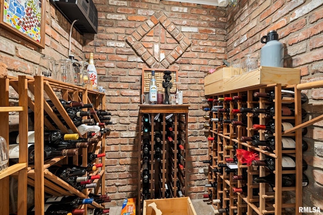 88 Waldheim Rd, Morton, IL 61550 - wine cellar with brick wall