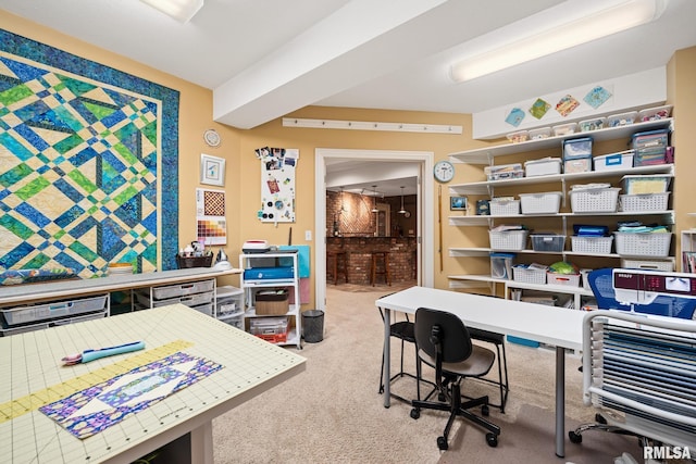 88 Waldheim Rd, Morton, IL 61550 - view of carpeted office